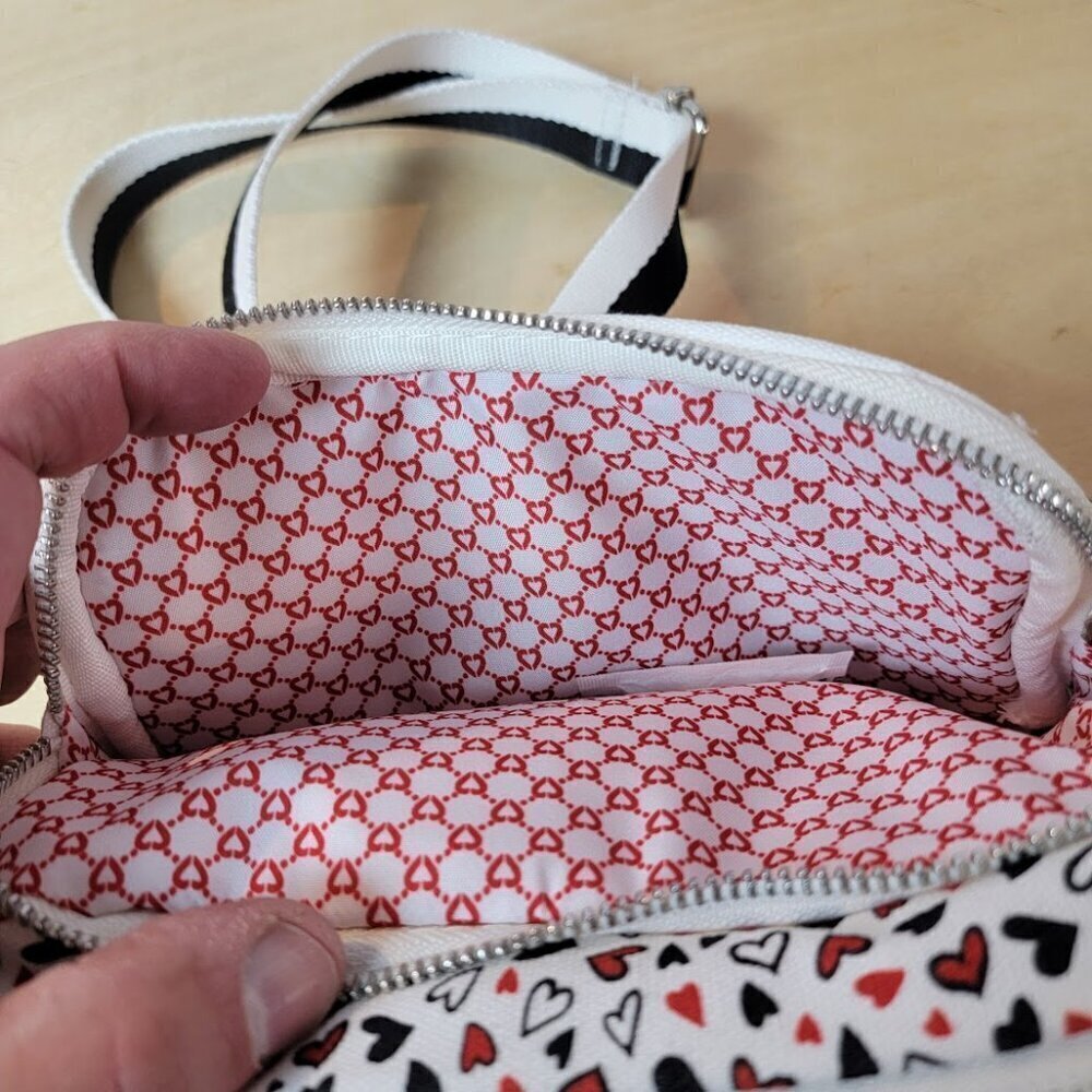 Brighton "LOVE SCROLL" Canvas Crossbody Bag - Picture 5 of 11